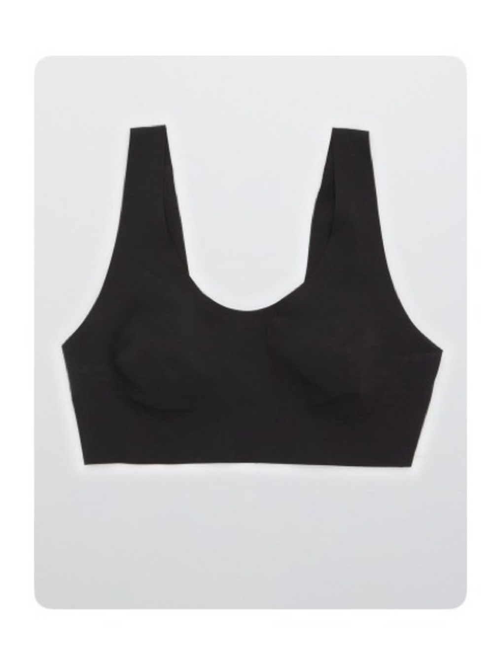 Aerie SMOOTHEZ Black Scoop Comfort Bralette